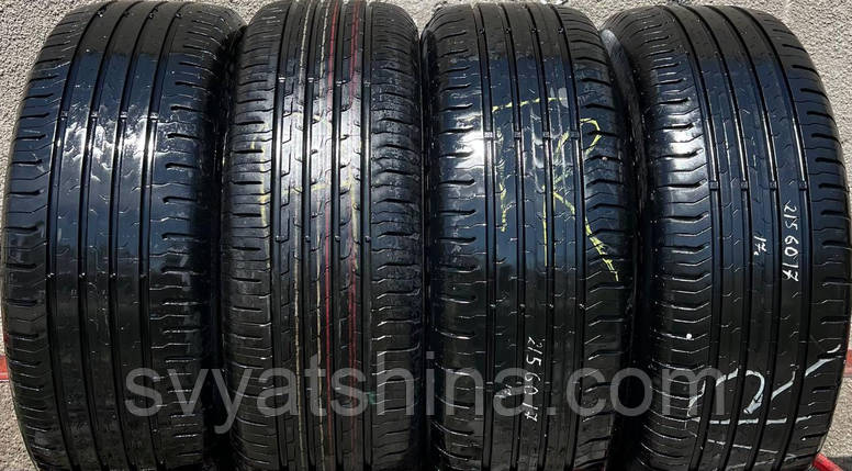 Шини бу 215/60R17 Continental Conti Eco Contact 5 літо, фото 1