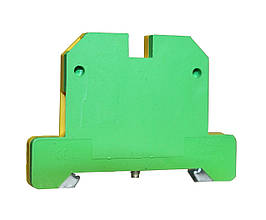 Клема "PE" КНГз-SAK-4EK 34А 0.2-4мм2 гвинтова жовто-зелена DIN-рейку без маркера Ny95505476