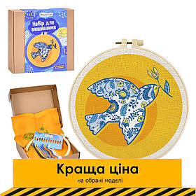 Набір для вишивання Hobbytopia LIMO TOY (нитки, п'яльце 20см, голка, тканина з малюнком) DYEK1011 Акція до 25.05