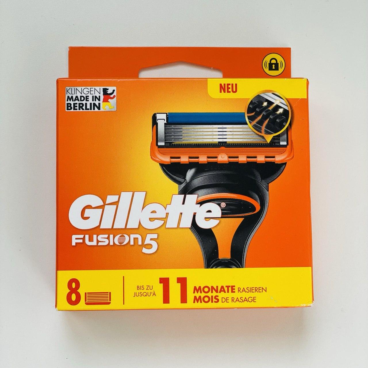 Змінні картриджі Gillette Fusion 5, 8 шт.