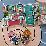 Міні альбом на липучках Toca Boca Неоновий будинок подружок, фото 2