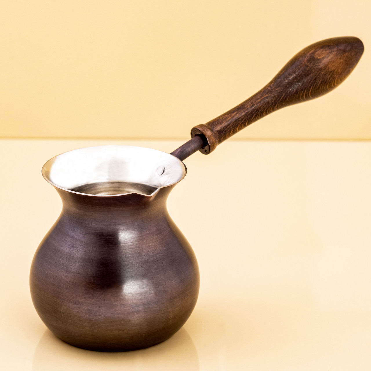 Мідна турка Кулька 300 мл. ZH джезва Патина