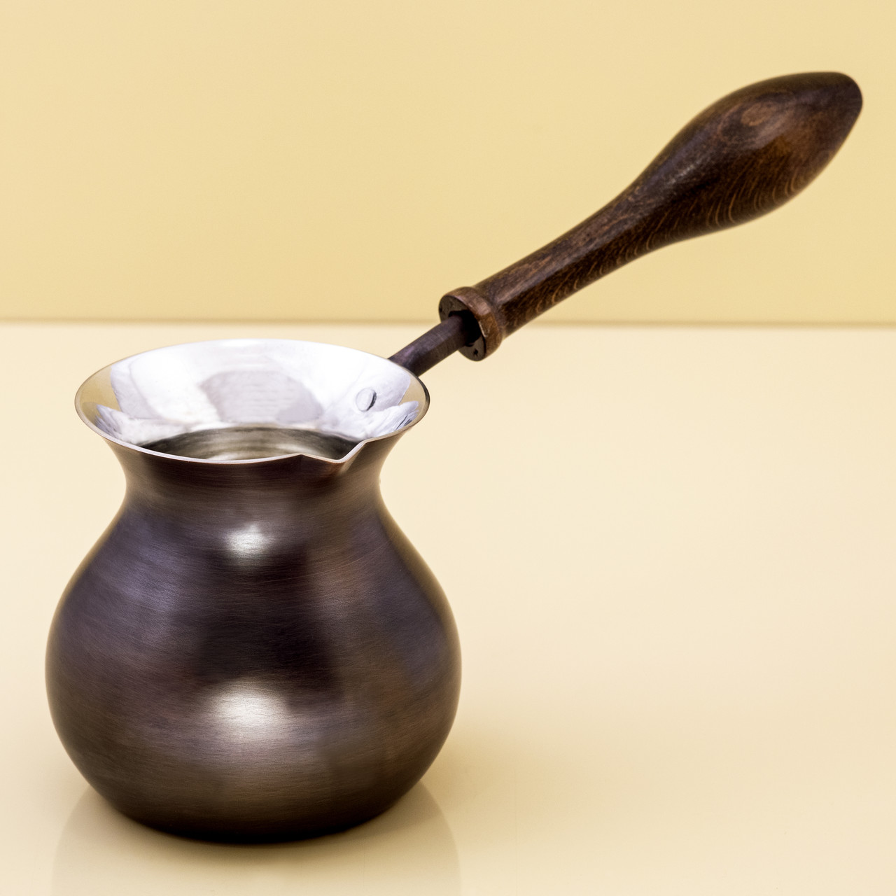 Мідна турка Кулька 450 мл. ZH джезва Патина, фото 1