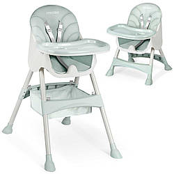 Стільчик для годування зі столиком Ricokids Milo зелений