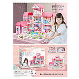 Будиночок 7003 (3) 2 ляльки, меблі, посуд, аксесуари, в коробці, фото 3