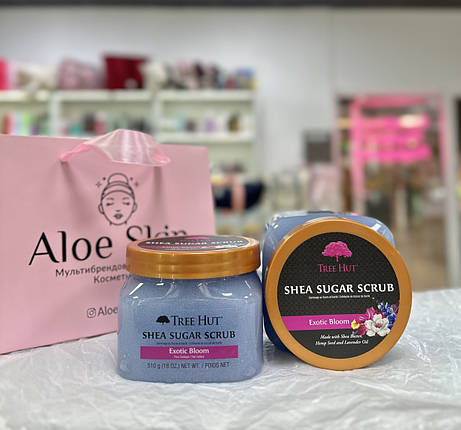 Скраб для тіла Tree Hut Exotic Bloom Shea Sugar Scrub 510г, фото 1