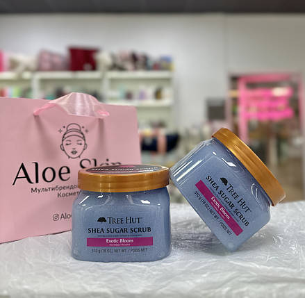 Скраб для тіла Tree Hut Exotic Bloom Shea Sugar Scrub 510г, фото 3