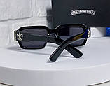 Чоловічі сонцезахисні окуляри Chrome Hearts 8232-1, фото 7