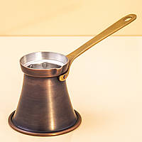 Мідна турка Схід 190 мл. ZH джезва Патина ZH