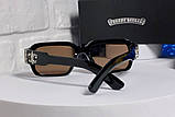 Чоловічі сонцезахисні окуляри Chrome Hearts 8232-2, фото 4