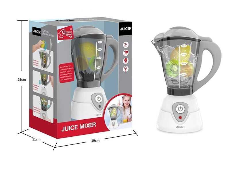 Блендер F 2305 (36/2) підсвічування, відкривається кришка, муляжі фруктів, в коробці, фото 1