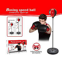 Боксерський набір LT 502 A22 (24) надувна груша, рукавички, насос, регульована висота: 72 -108 см, в коробці