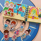 Міні альбом на липучках  Бульбашкове СПА, фото 4