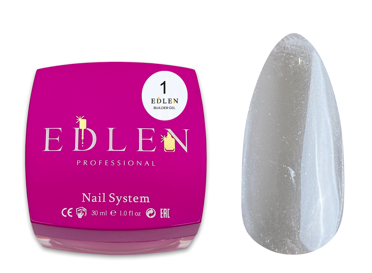 Універсальний гель Edlen Builder gel №01, 30 мл, фото 1
