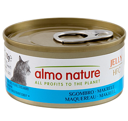 Альмо Nature (Альмо Натюр) HFC Cat Jelly - консерва для котів шматочки в желе (скумбрія)