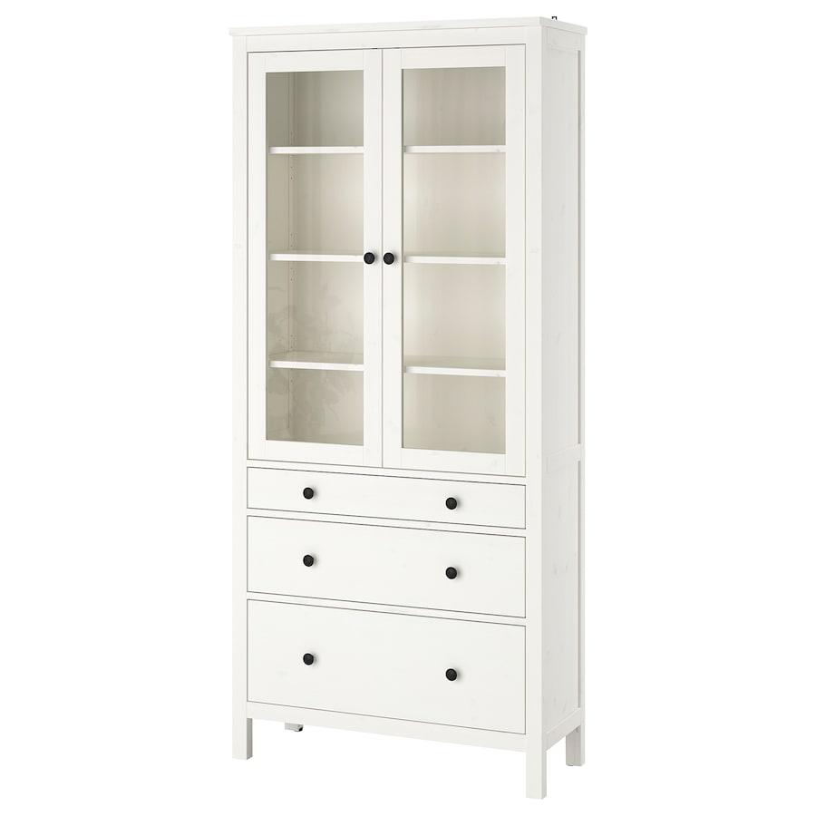 Шафа з полицями IKEA HEMNES 90x197 см Біла 503.717.72