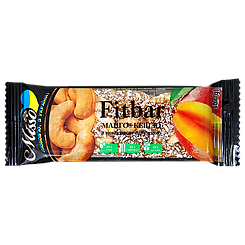 Батончик із сухофруктів манго та кеш'ю фітбар Міссо Misso fitbar 30g 20шт/ящ (Код: 00-00017674)