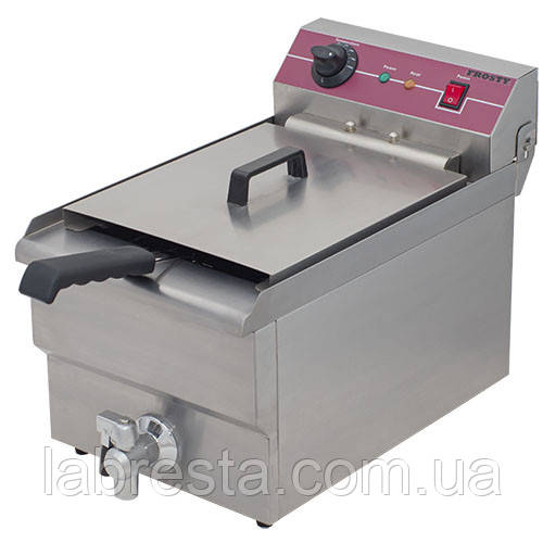 Фритюрниця FROSTY EF-171V з краном для зливання