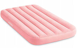 Intex 66803-pink (157 x 88 x 18 см) Надувний матрац. Жовтогарячий