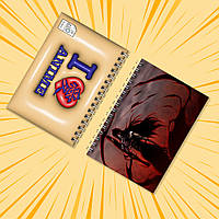 Блокнот А6 на пружині в клітинку 48 арк. Bleach / Бліч 003