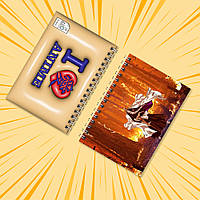 Блокнот А6 на пружині в клітинку 48 арк. Bleach / Бліч 006