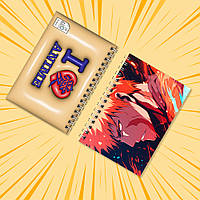 Блокнот А6 на пружині в клітинку 48 арк. Bleach / Бліч 007