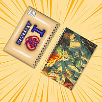 Блокнот А6 на пружині в клітинку 48 арк. Bleach / Бліч 008