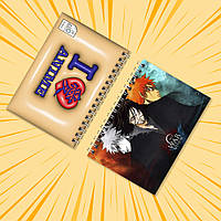 Блокнот А6 на пружині в клітинку 48 арк. Bleach / Бліч 010