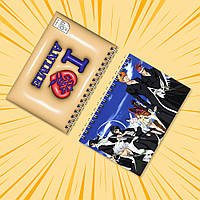 Блокнот А6 на пружині в клітинку 48 арк. Bleach / Бліч 013