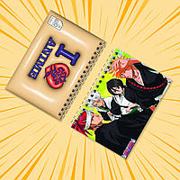 Блокнот А6 на пружині в клітинку 48 арк. Bleach / Бліч 015