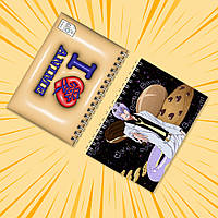 Блокнот А6 на пружині в клітинку 48 арк. Bleach / Бліч 016