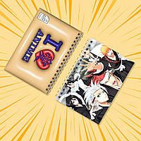 Блокнот А6 на пружині в клітинку 48 арк. Bleach / Бліч 017