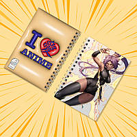 Блокнот А6 на пружині в клітинку 48 арк. Bleach / Бліч 018