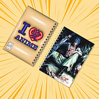 Блокнот А6 на пружині в клітинку 48 арк. Bleach / Бліч 022