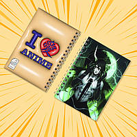 Блокнот А6 на пружині в клітинку 48 арк. Bleach / Бліч 024