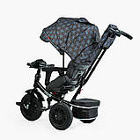 Велосипед 3-х кол. 8066 / 107-10 BestTrike "Perfetto" (1) поворотне сидіння, колеса гумові надувні, кошик, фара музична, USB,, фото 3