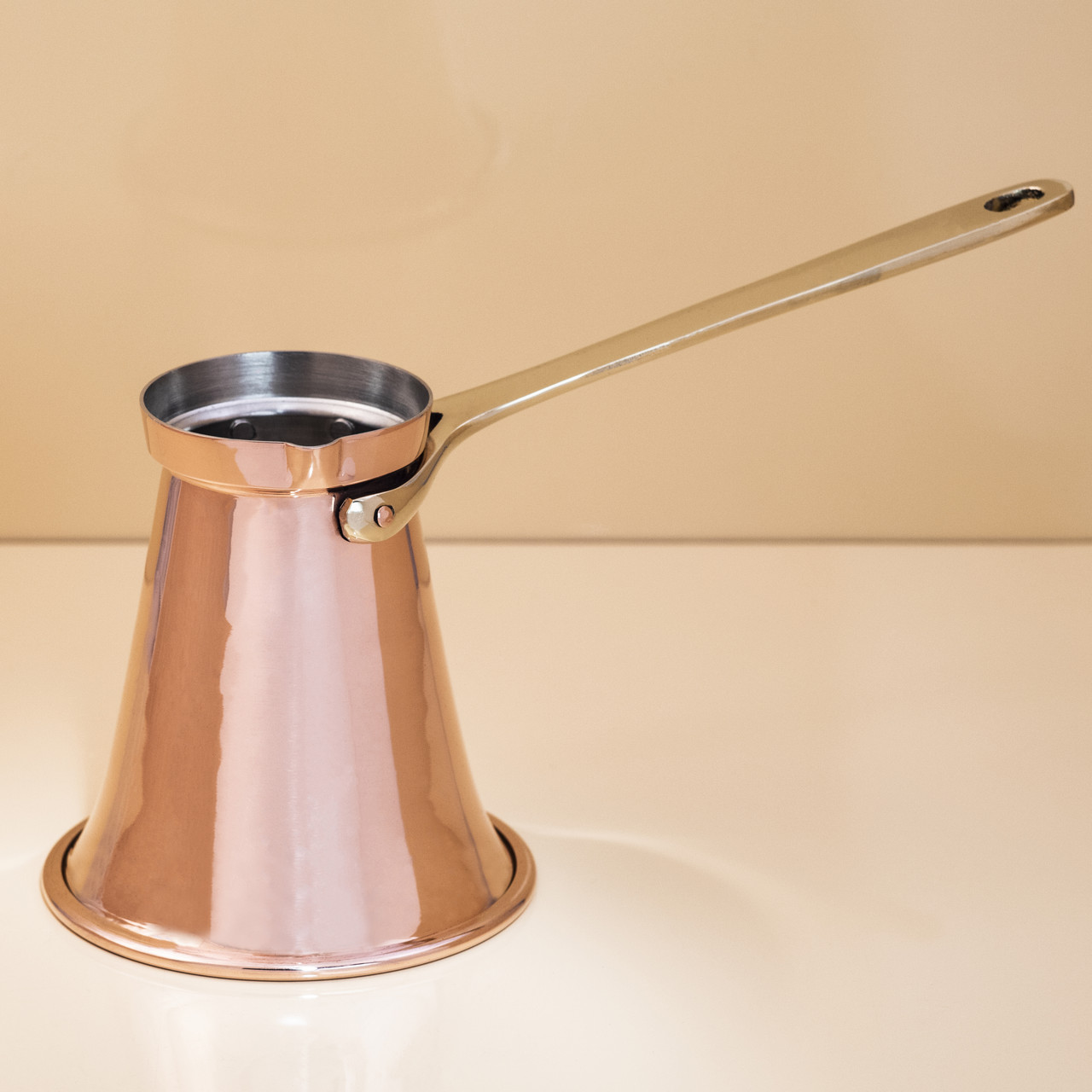 Мідна турка Схід 320 мл. ZH джезва класична, фото 1