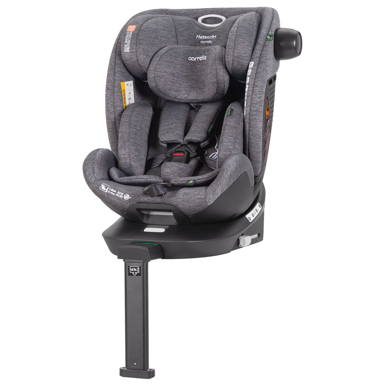 Автокрісло Carrello Meteorit+ CRL-17515 i-Size isofix з опорною стійкою, Marble Grey