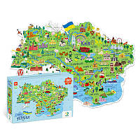 Гр Пазл "Мапа України" 300267 (16) "DoDo" 100 елементів