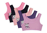 Топ детский на широкой бретельке Donella 4571PB44 4/5 лет 110-116см Ассорти
