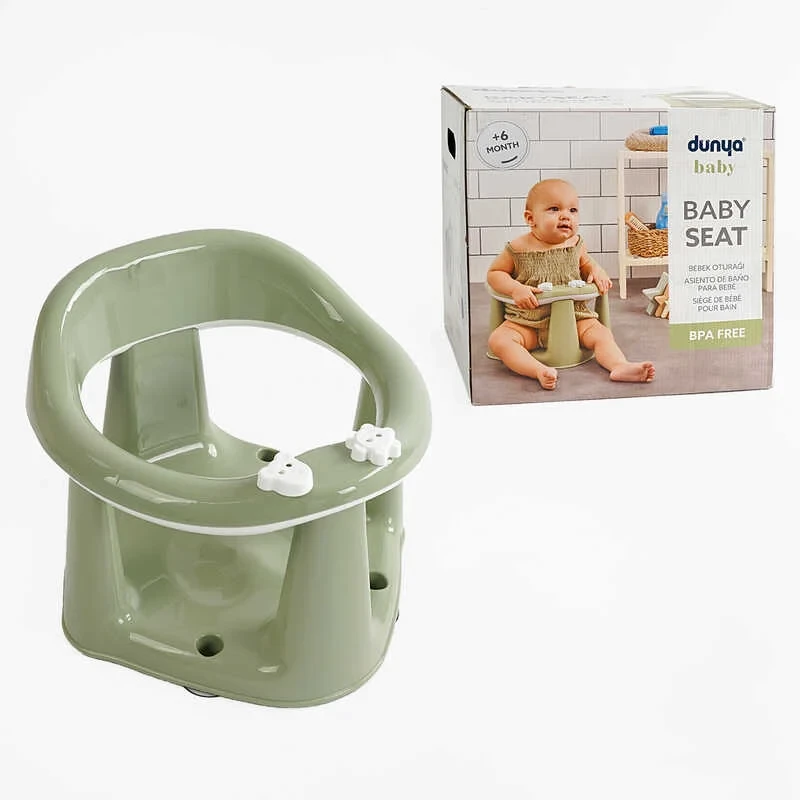 Гр Сидіння для ванни 11121 Штрих=30925 (1) КОЛІР ЗЕЛЕНИЙ, в коробці, фото 1