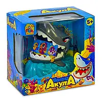 Гр Настільна гра "Шалена Акула" 7386 (9) "4FUN Game Club", на батарейках, світло, звук, в коробці