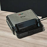 Вафельниця гриль електричний мультимейкер 8 знімних пластин для вафель сендвічів горішниця прижимний 2200 Вт, фото 2