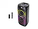 Акустична переносна колонка ZXX-5509 1200Вт 2x6,5" 265х265х620мм TWS/FM/USB/TF/BT/LED/REC/ДК/MIC 1шт 6437, фото 3
