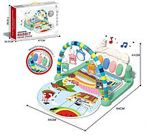 Килимок 1122-12 A (24) брязкальця, дзеркальце, піаніно, в коробці