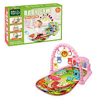 Килимок 226-16 Штрих = 50198 (24) мелодії, підсвічування, брязкальця, у коробці