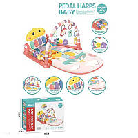 Килимок 698-96 (18/2) на батарейках, піаніно, брязкальця,  музика, підсвічування, обертові елементи, режими гри, в коробці