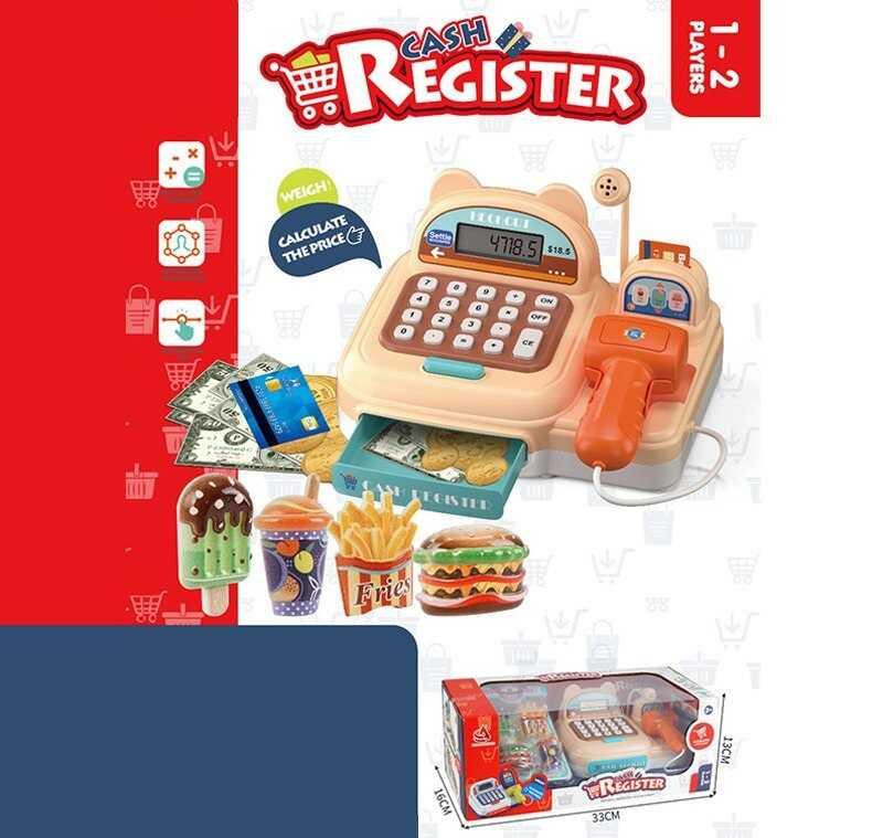 Касовий апарат CF 8235 (48/2) функціональний калькулятор, сканер, звук, підсвічування, висувна шухляда, аксесуари, в коробці, фото 1