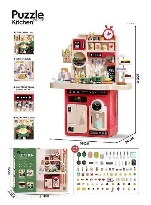 Кухня G 787 A Штрих = 01202 (4) на батарейках, звук, озвучення англійською мовою, музика, пісні, підсвітка, імітація роботи плити, фото 1