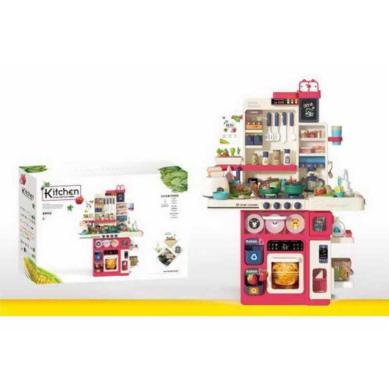 Кухня WD 824 A (4) 101 деталь, парогенератор, помпова подача води, звукові ефекти, підсвічування конфорок, пісня англ. мовою,, фото 1